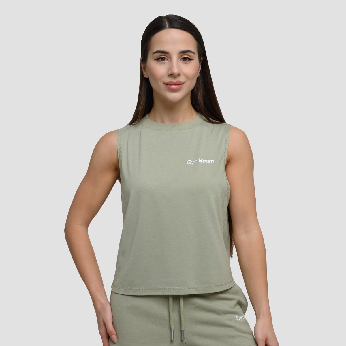 Γυναικείο Agile Tank Top Sage - GymBeam