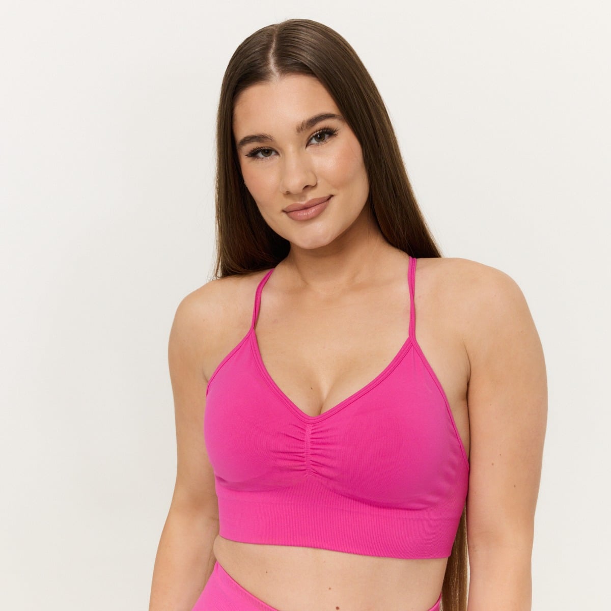 Αθλητικό Μπουστάκι Sculpt Seamless Rose- GymBeam