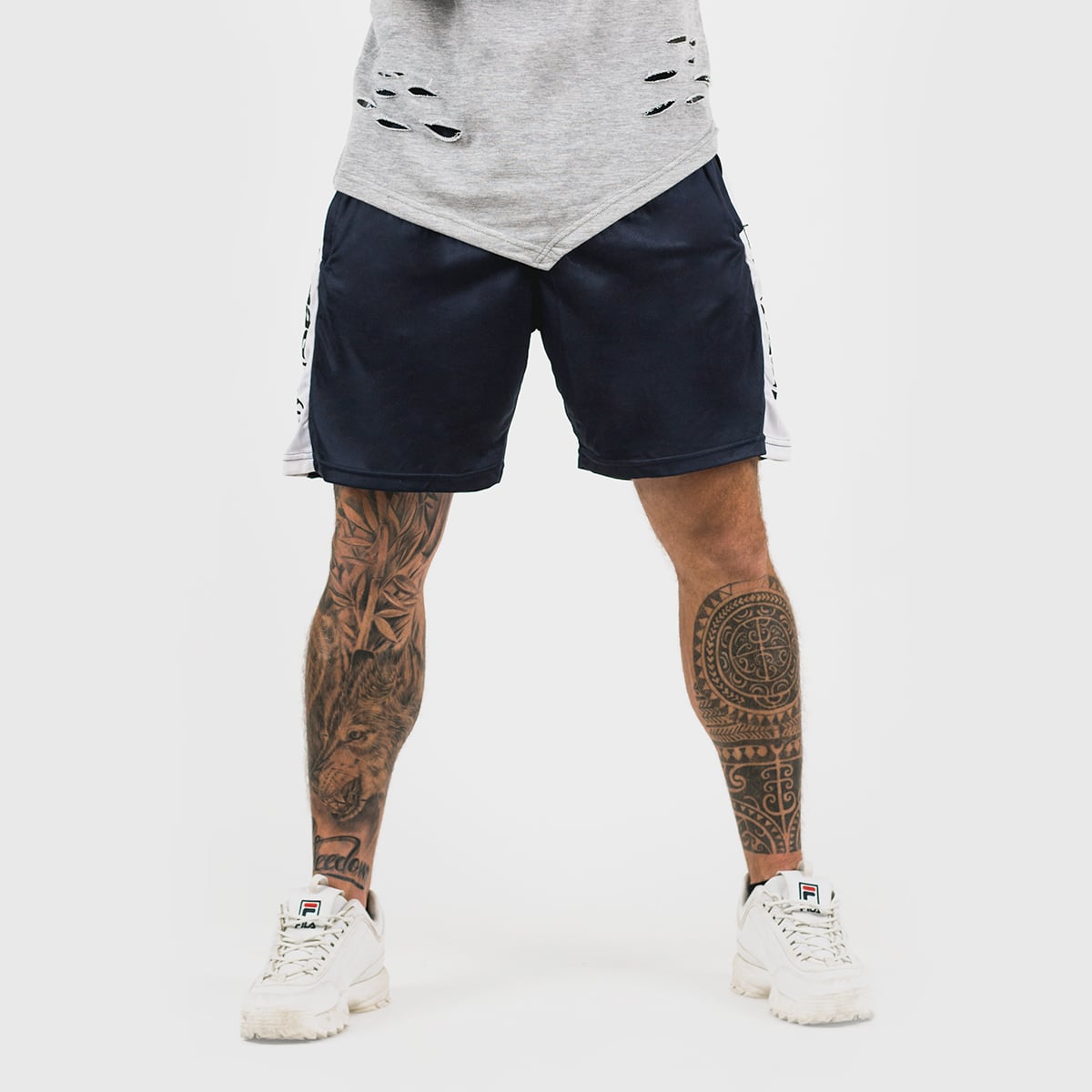 Ανδρικό Σορτς Vertical Navy - GymBeam