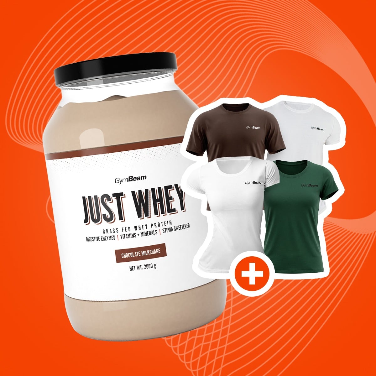 Just Whey Grass-Fed Πρωτεΐνη – GymBeam + ΔΩΡΟ