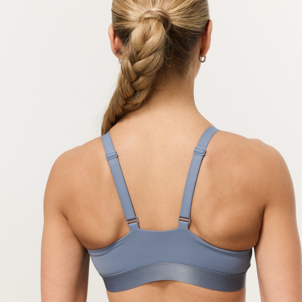 Essence String Sports Bra Denim Blue - GymBeam