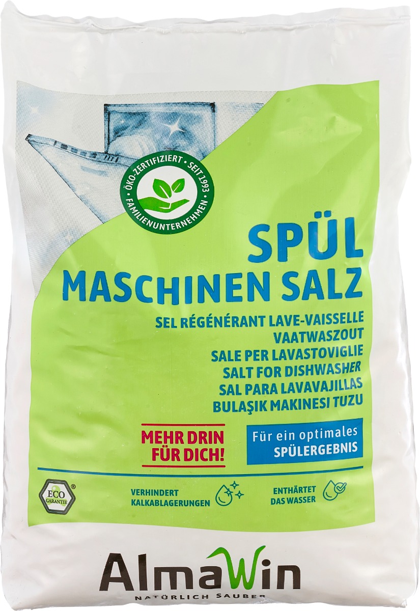 Αλάτι για πλυντήριο πιάτων 2 kg - AlmaWin
