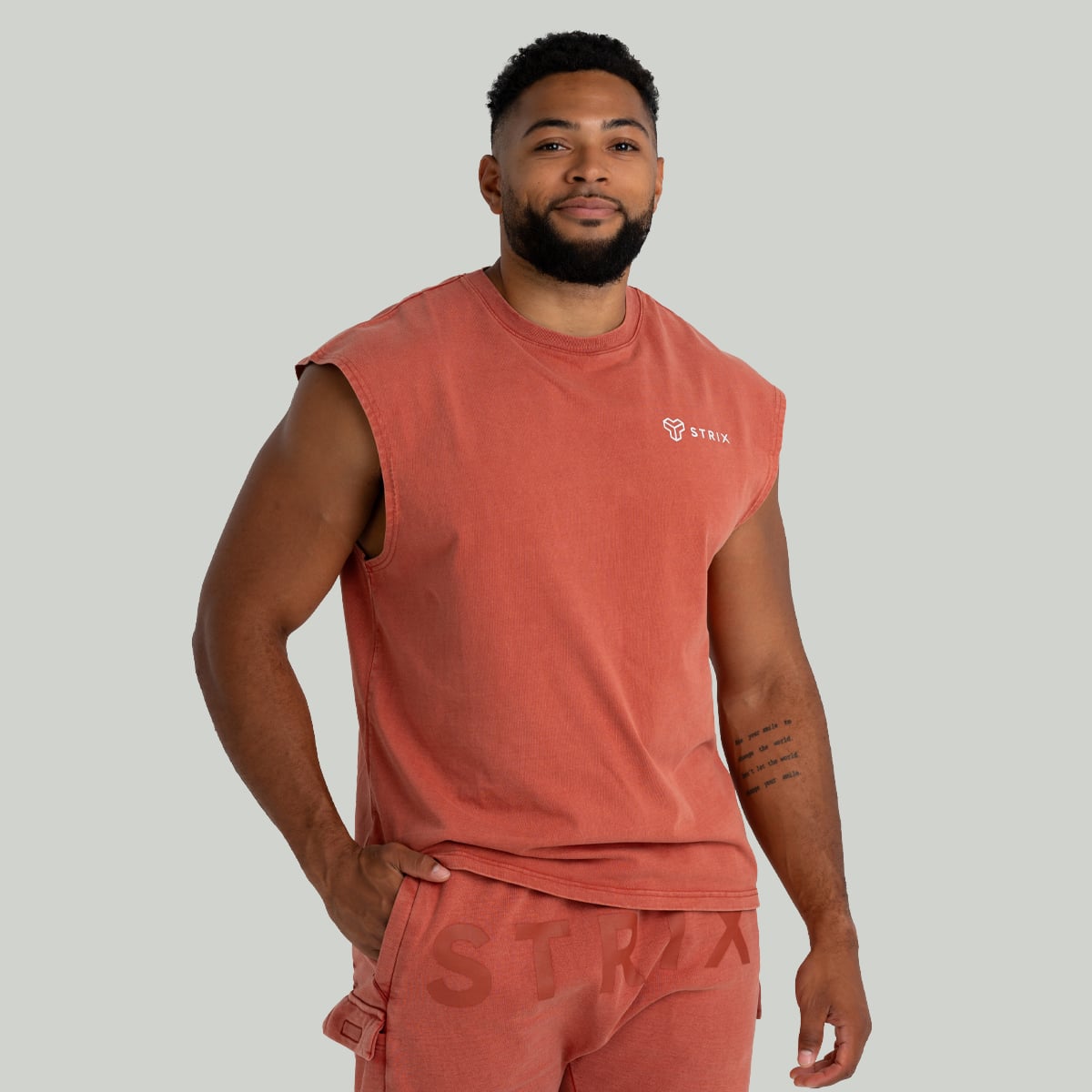 Tank Top Washed Terra - STRIX