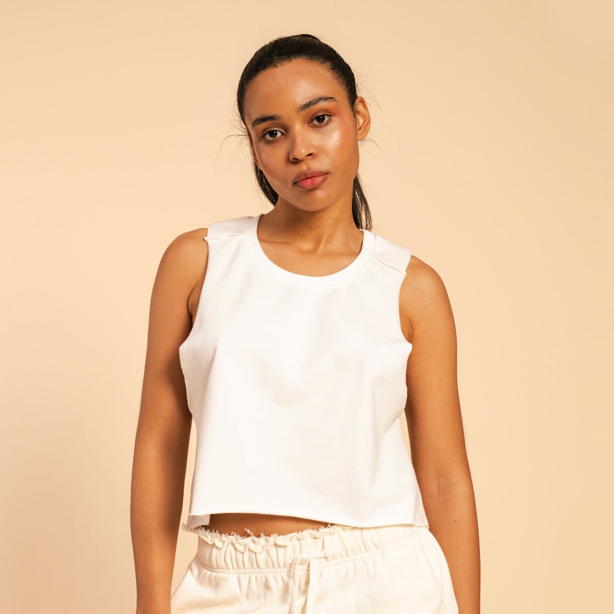 Γυναικείο Serenity Tank Top Ivory - BeastPink