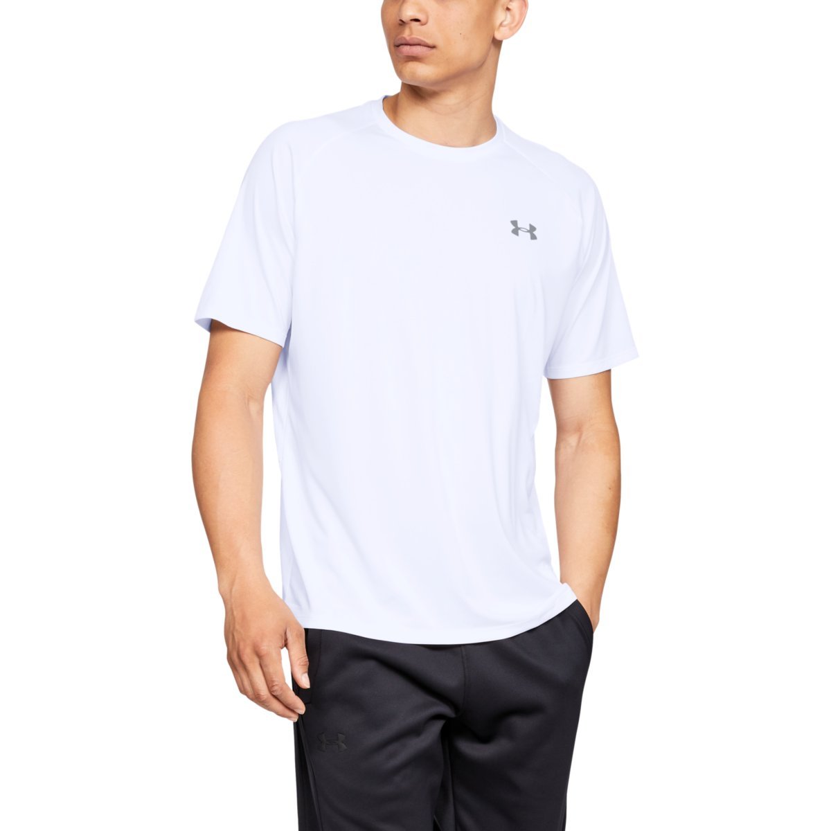 Under Armour Ανδρικό T-Shirt Tech SS Tee 2.0 White XL