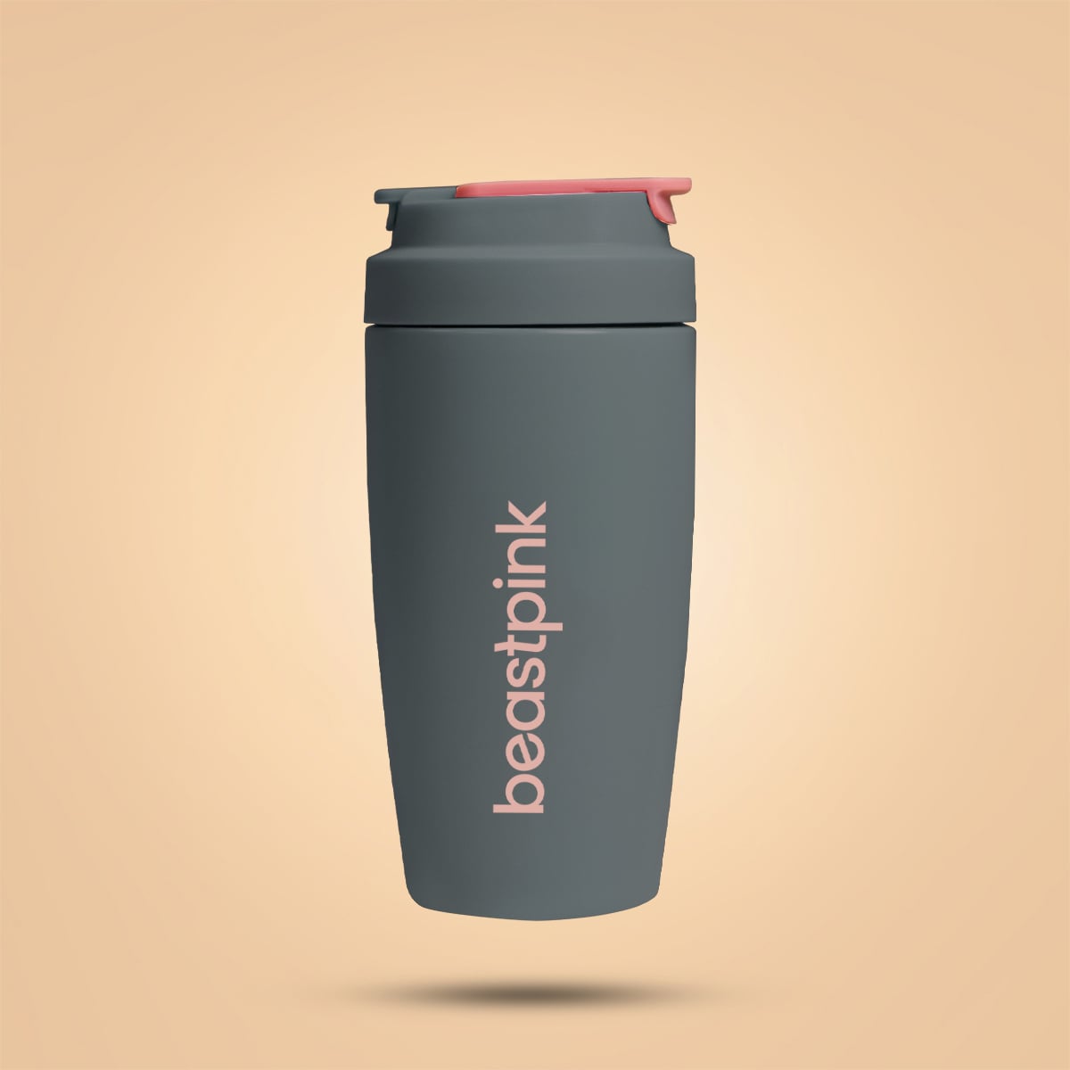 Ποτήρι θερμός 500 ml γκρι - BeastPink