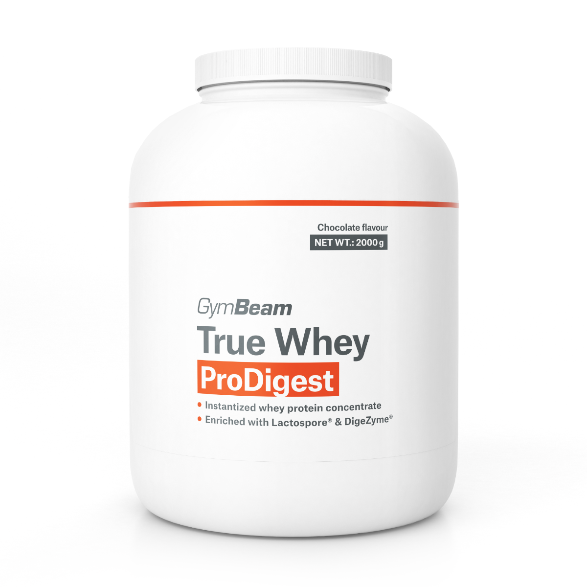 GymBeam True Whey ProDigest 2000 g Σοκολάτα