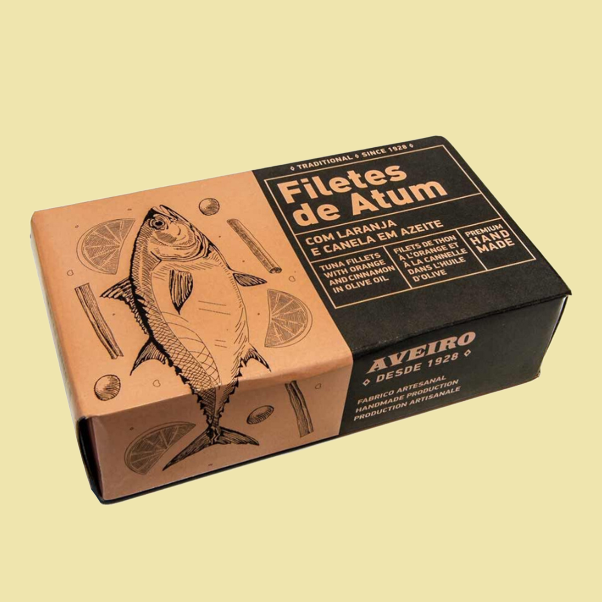 Φιλέτα Τόνου σε Ελαιόλαδο με Πορτοκάλι - Κανέλα - Aveiro