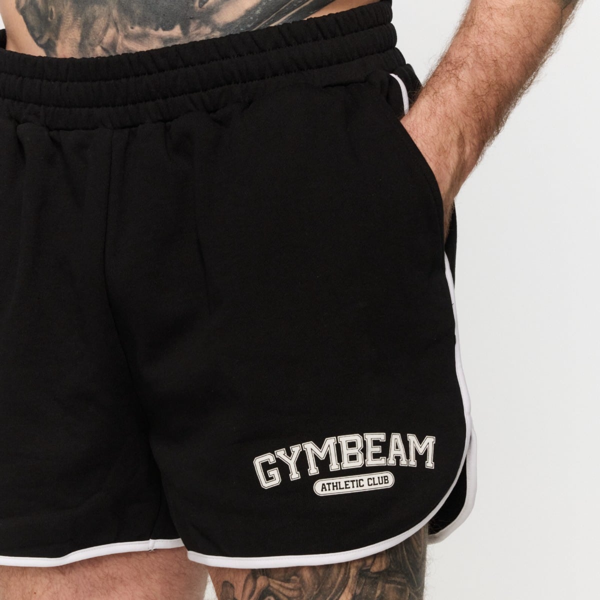 Varsity Sweatshorts Black - GymBeam