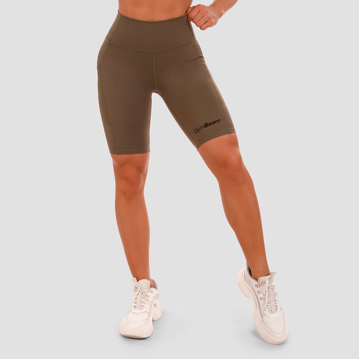 Γυναικείο Σορτς Biker Olive – GymBeam