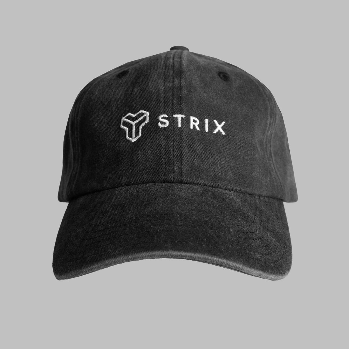 Washed Cap Black - STRIX