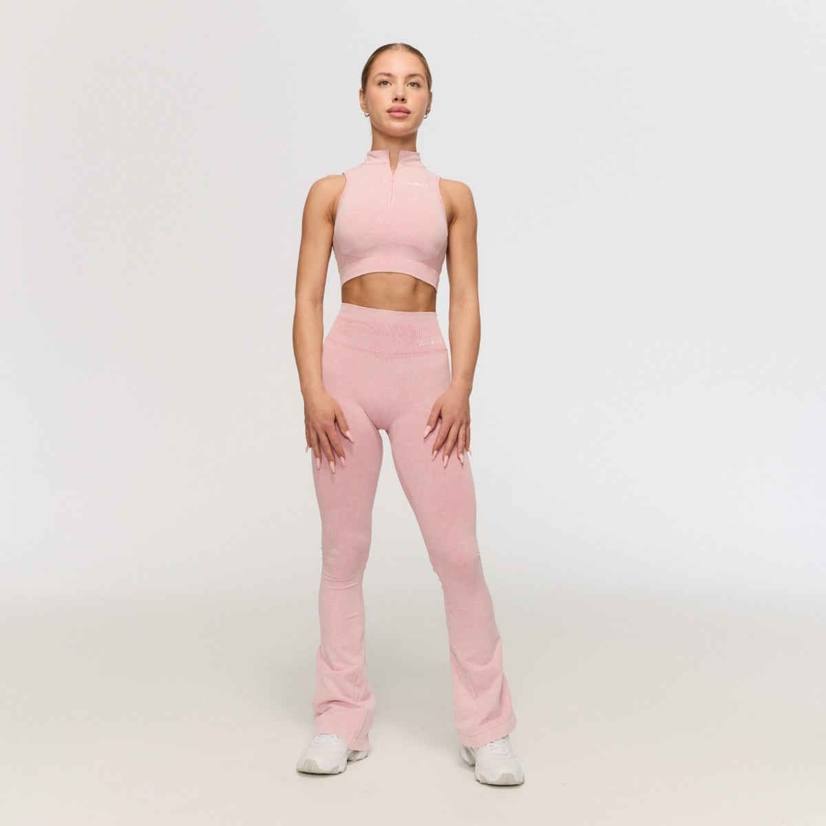 Women‘s Fierce Seamless Leggings Baby Pink - GymBeam