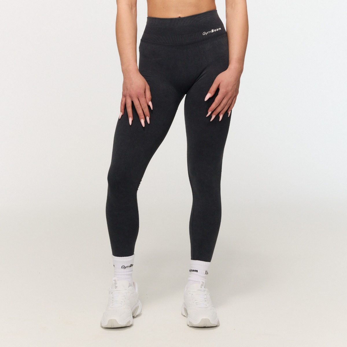 Women‘s Fierce Seamless Leggings Dark Grey - GymBeam