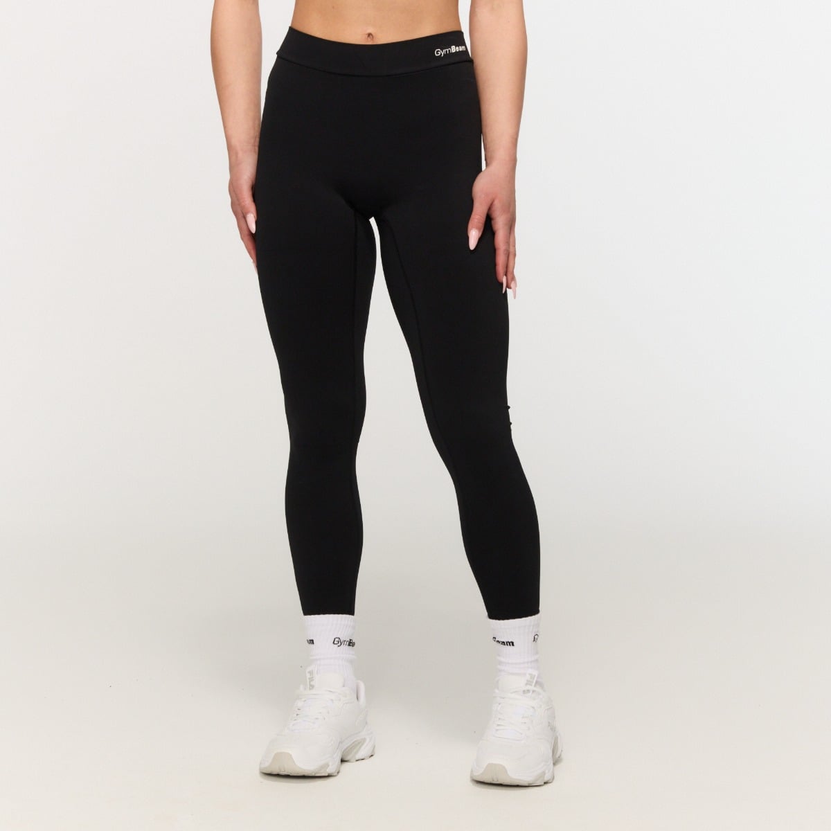 Women‘s Fierce V-back Leggings Black - GymBeam