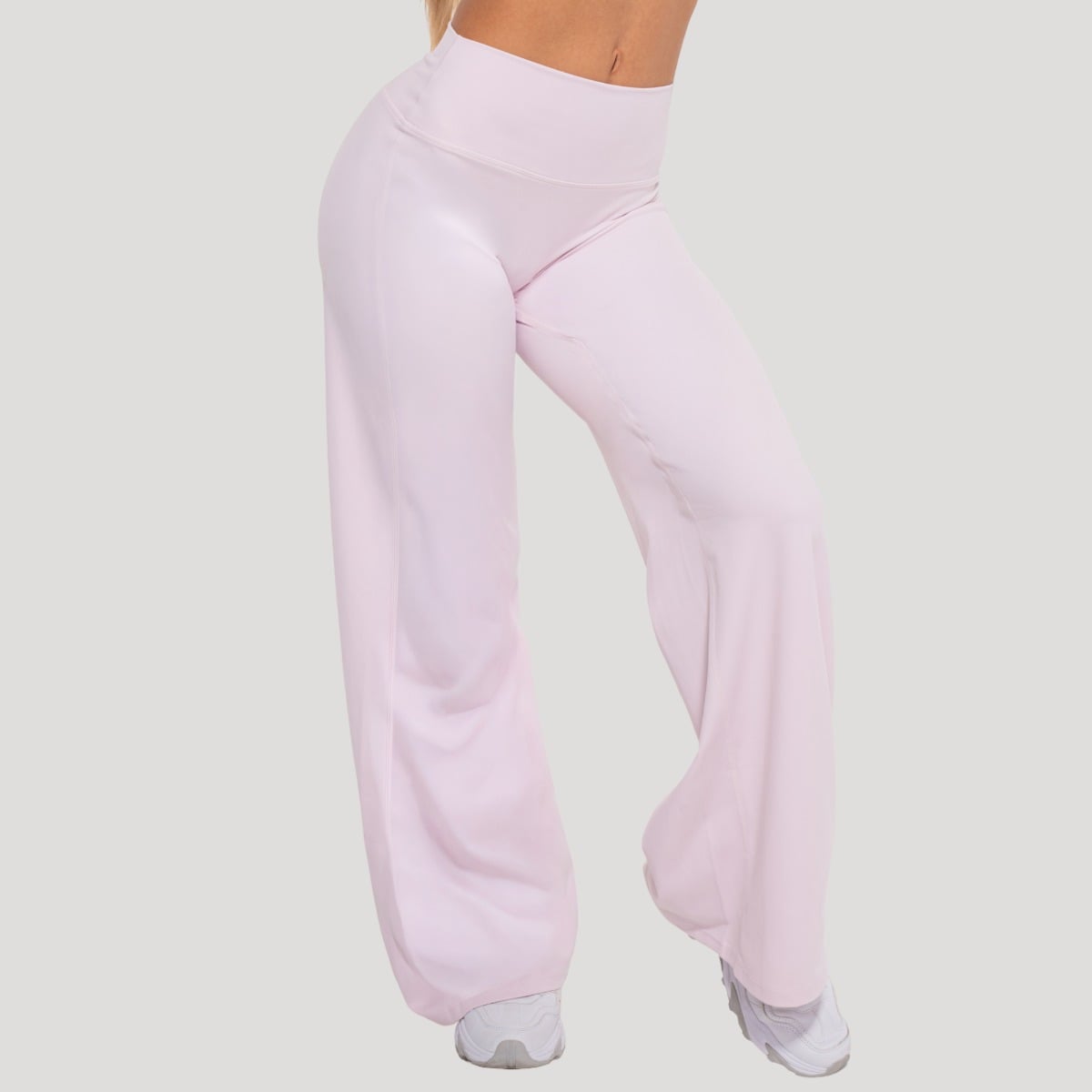 Women‘s Flow Straight Pants Blush - GymBeam