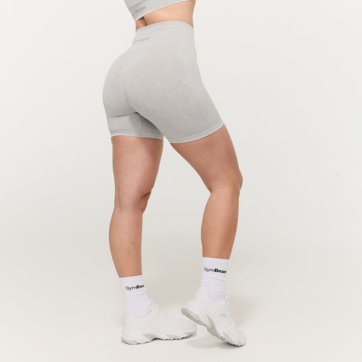 Γυναικείο σορτς Lift Seamless Grey - GymBeam