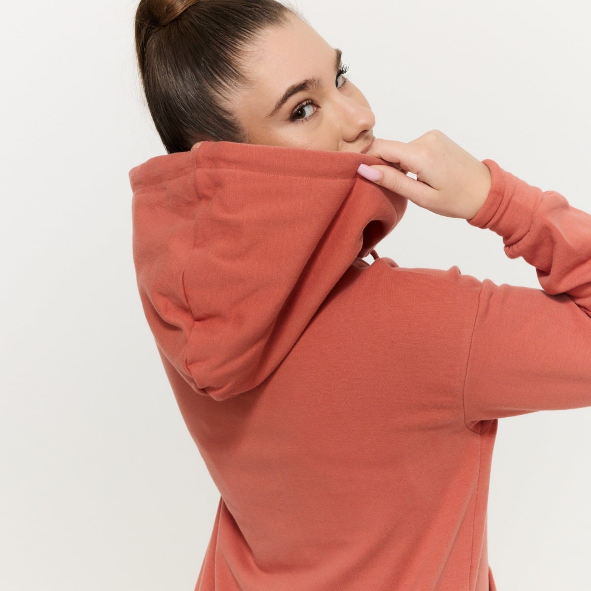Γυναικείο Limitless Longline Hoodie Cinnamon - GymBeam