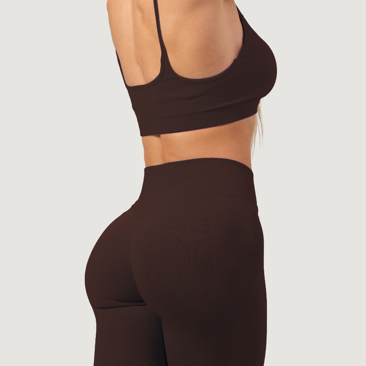 Women‘s NEO Seamless Leggings Mocha - GymBeam