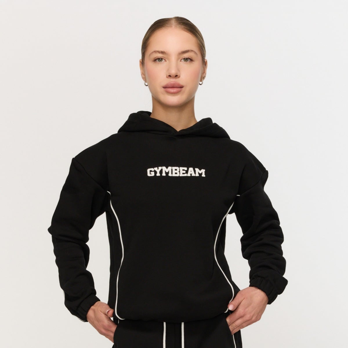 Γυναικείo Φούτερ Varsity Black - GymBeam