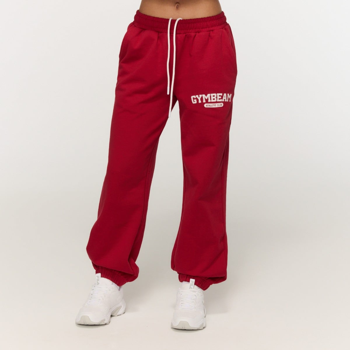 Γυναικείο Varsity Joggers Red - GymBeam