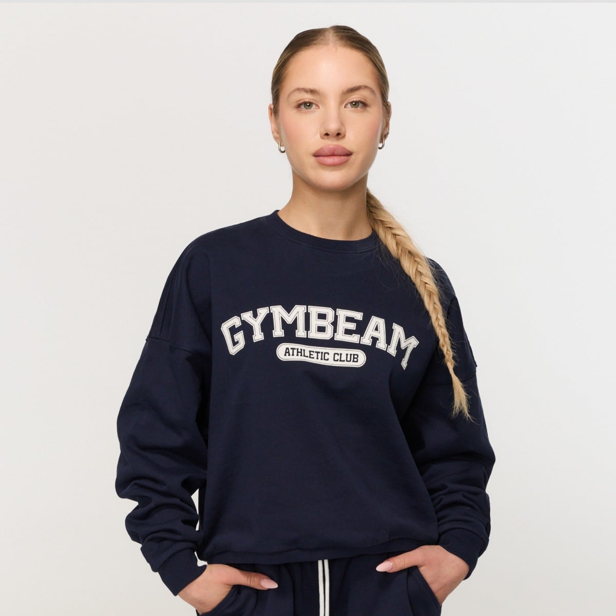 Γυναικείο Varsity Sweatshirt Blue - GymBeam