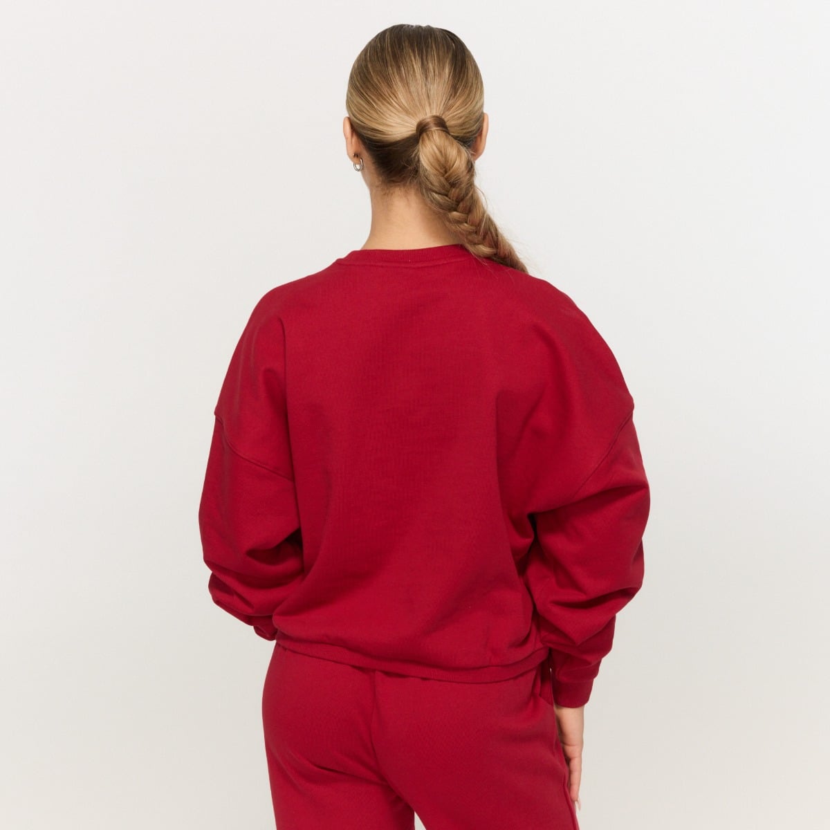 Γυναικείο Varsity Sweatshirt Red - GymBeam