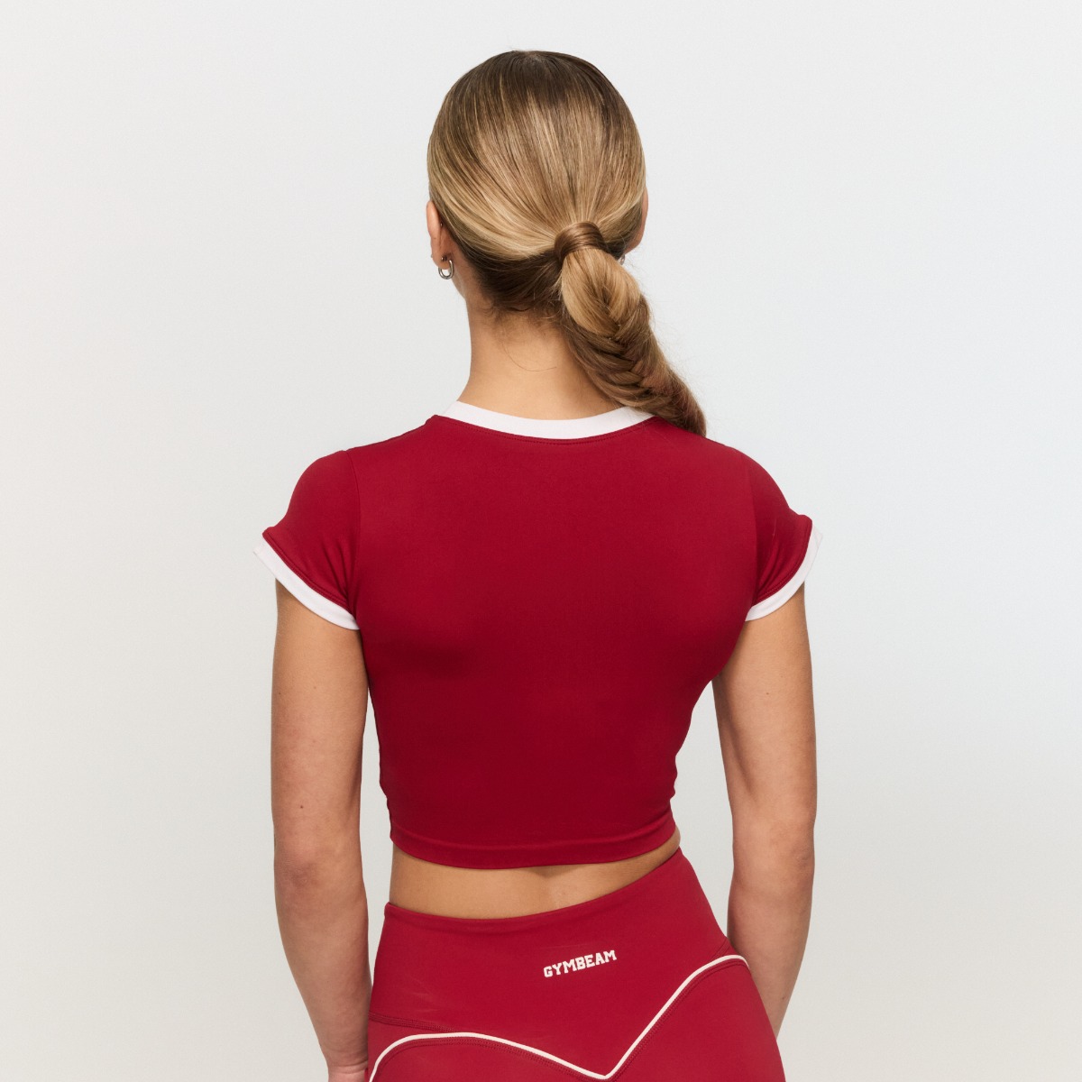 Γυναικείο T-Shirt Varsity Red - GymBeam