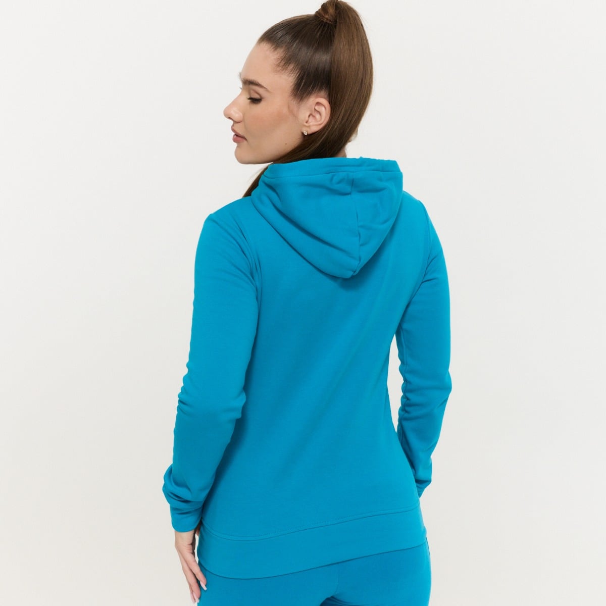 Γυναικείο Limitless Zip Up Hoodie Aquamarine - GymBeam