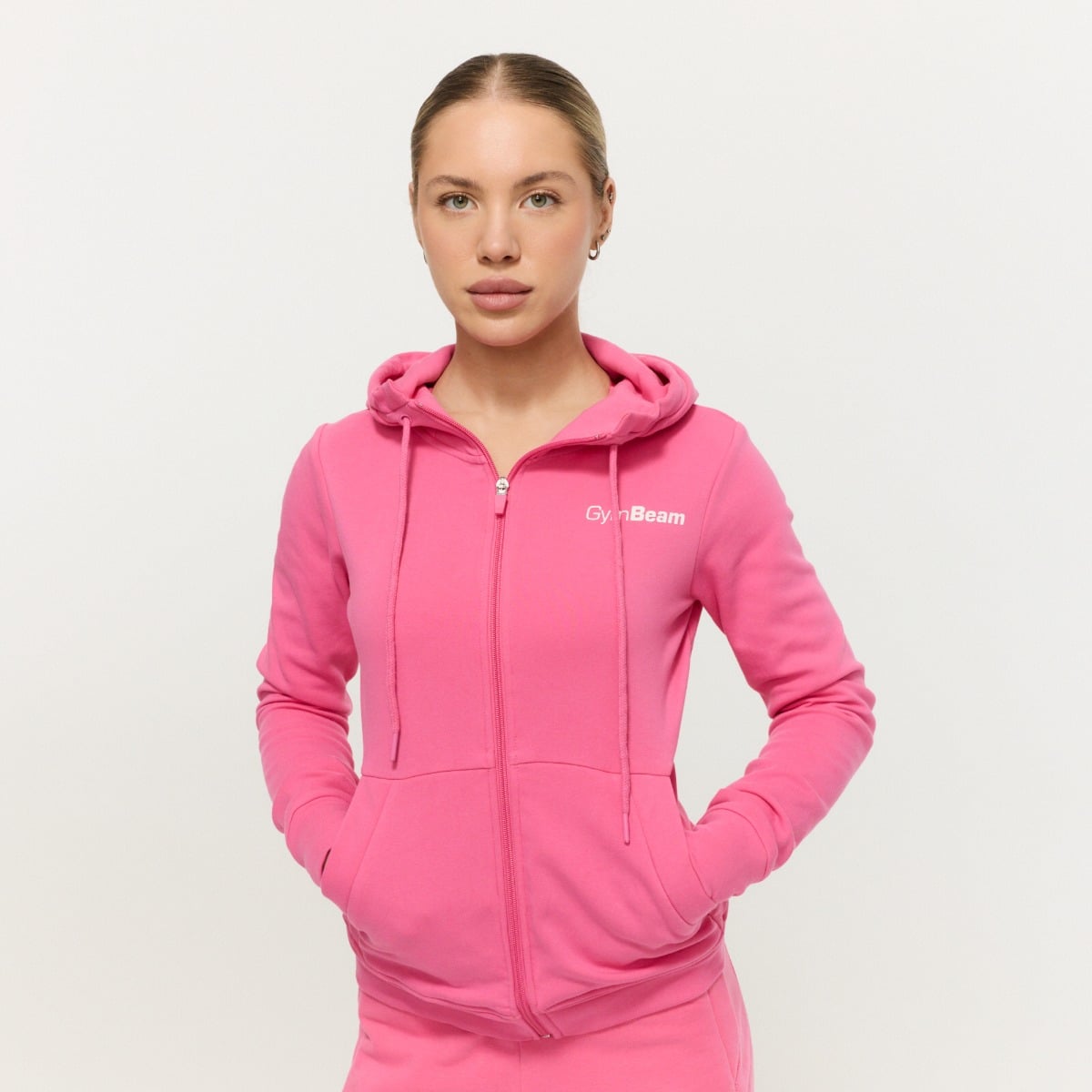 Γυναικείο Limitless Zip Up Hoodie Dragonfruit - GymBeam