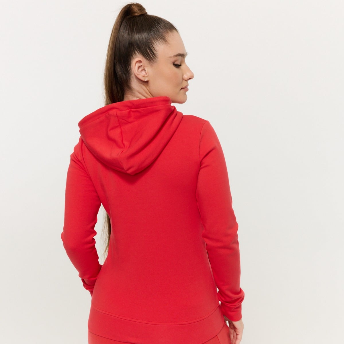 Γυναικείο Limitless Zip Up Hoodie Hot Red - GymBeam