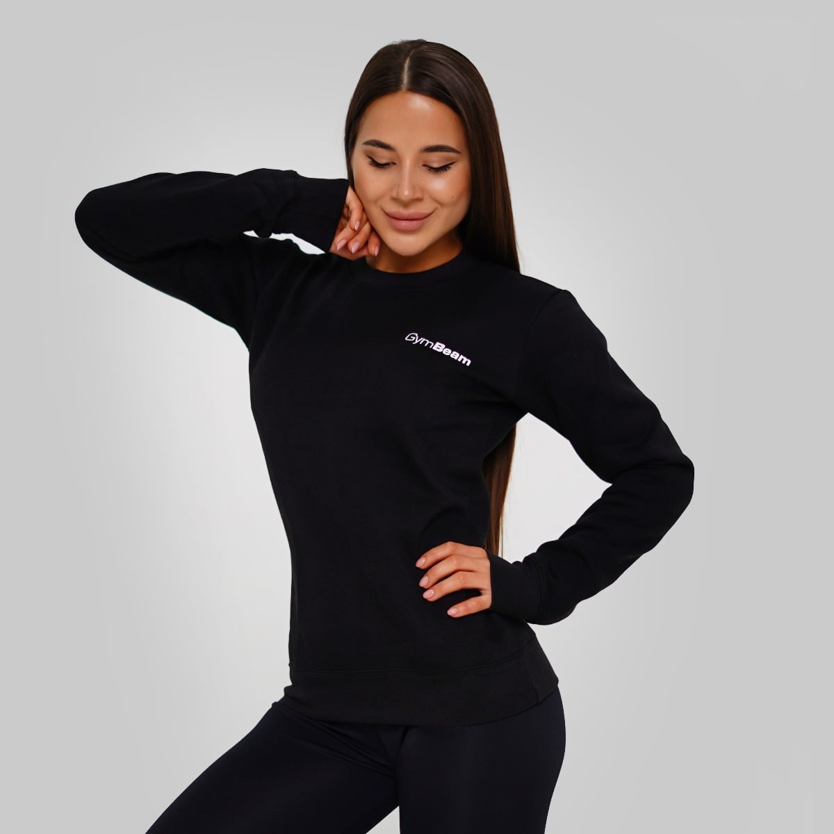 Γυναικείο Φούτερ Basic Black – Gymbeam