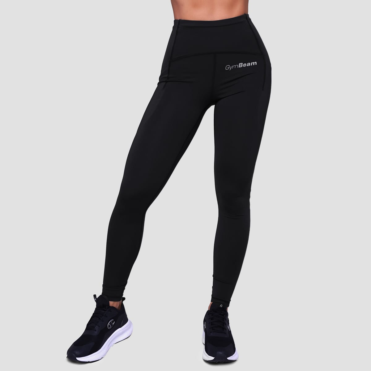 Γυναικείο κολάν Running Leggings Black - GymBeam