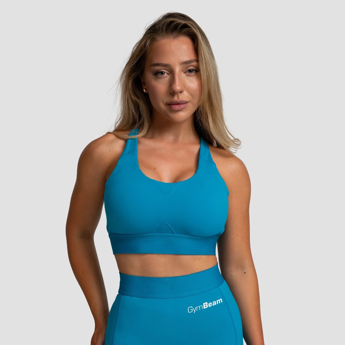 Limitless Sports Bra Aquamarine - GymBeam