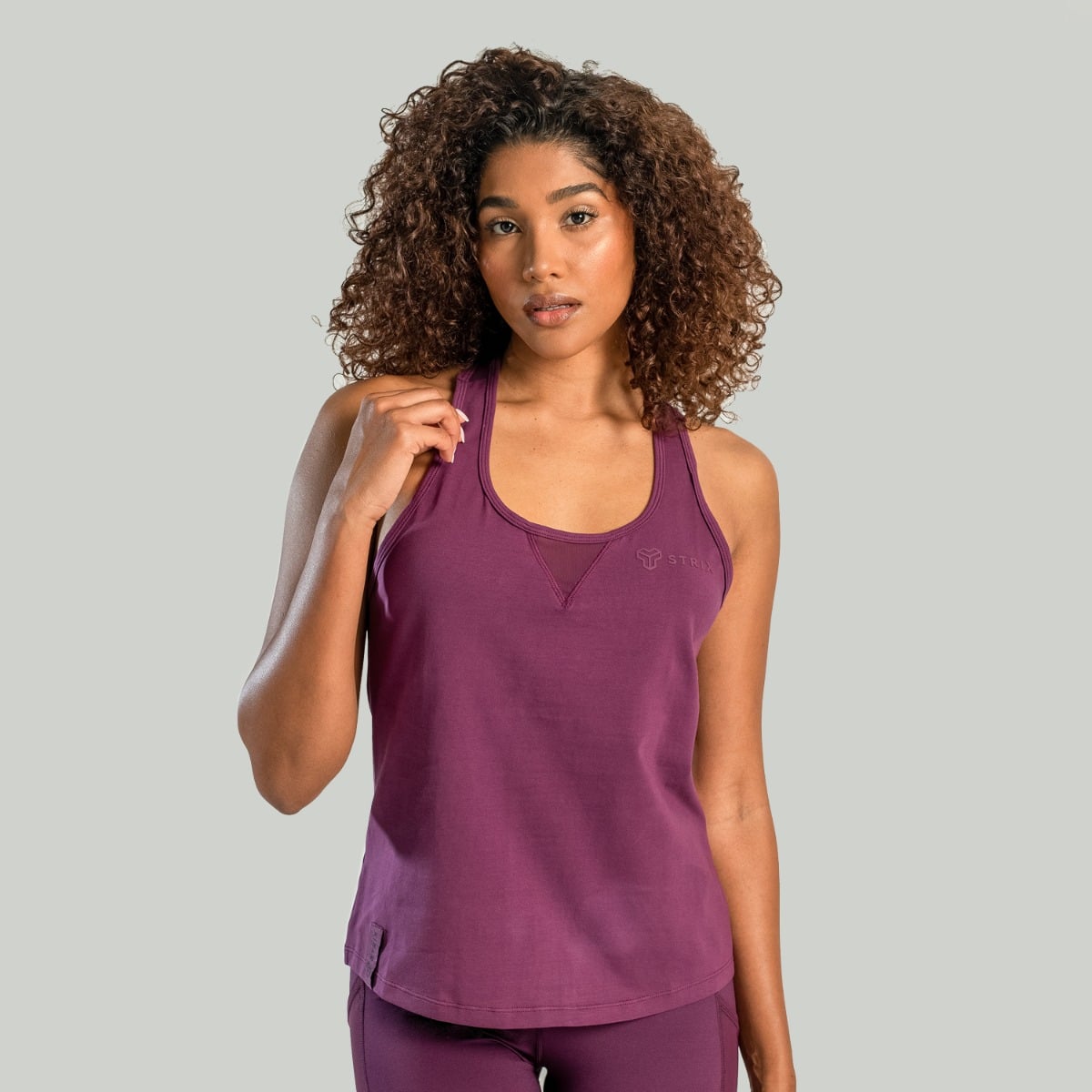 Γυναικείο Tank Top Essential Plum – STRIX