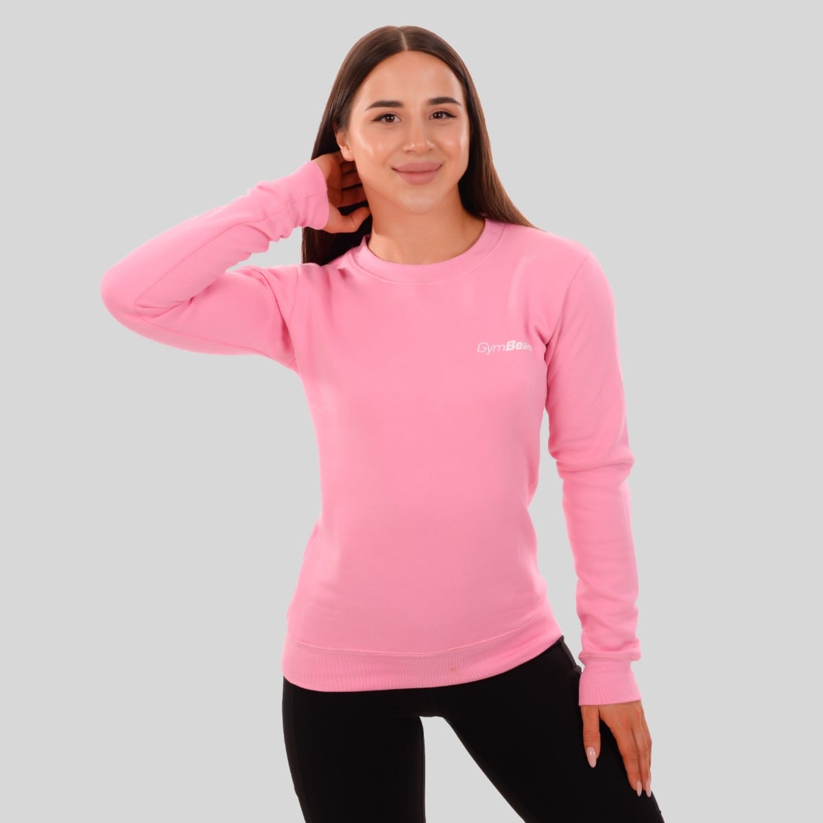 Γυναικείο Φούτερ Basic Baby Pink – Gymbeam
