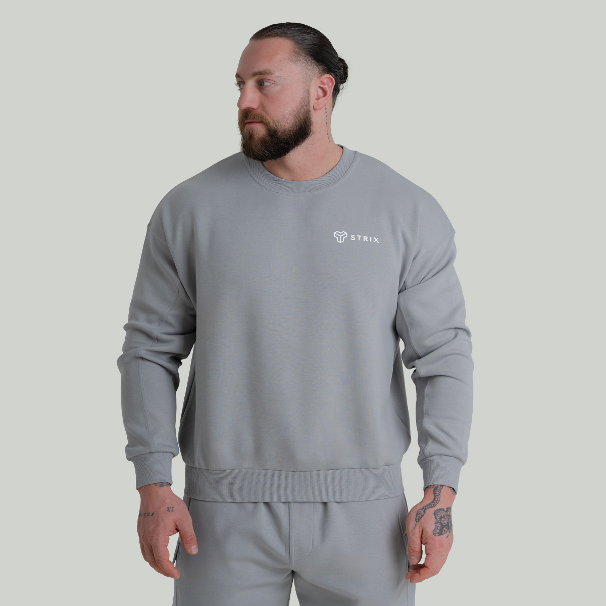 SS25 Relaxed Φούτερ Smoke - STRIX