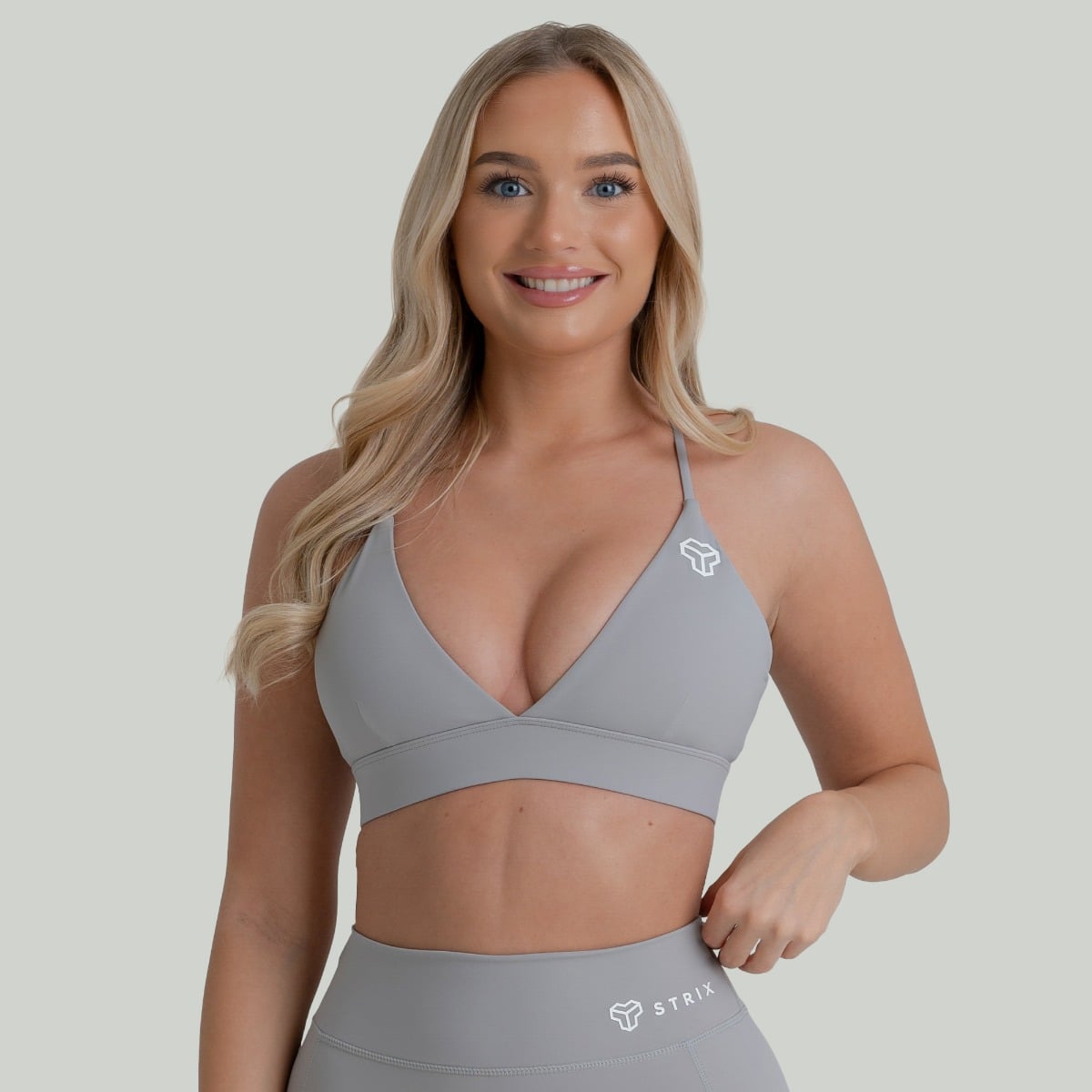 ZOA Triangle Sports Bra Smoke - STRIX