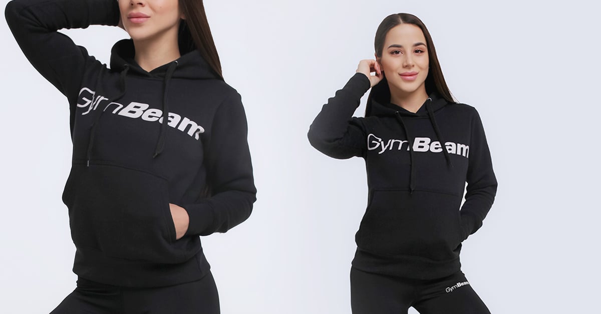 Γυναικείο Φούτερ Athlete Black - GymBeam
